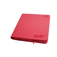 Ultimate Guard: Portfolio – 24-Pocket QuadRow XenoSkin ZipFolio – Red