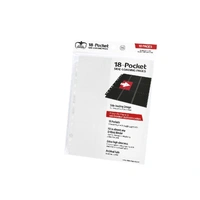 Ultimate Guard: Binder Pages – 18-Pocket Side-Loading – White (10-Pack)