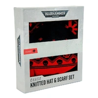 Warhammer Chaos Knitted Hat and Scarf Set