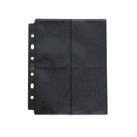 Dragon Shield: Binder Pages – 8-Pocket Display – Black