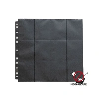 Dragon Shield: Binder Pages – 24-Pocket Display – Black