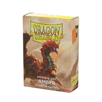 Dragon Shield: Japanese Size Sleeves – Matte – Amber