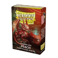 Dragon Shield: Japanese Size Sleeves – Matte Dual – Peach (Piip)