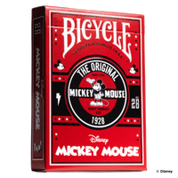 Bicycle Disney Classic Mickey (Red) Playing Cards Display (6)