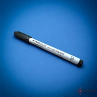 CHX 03129 Water Soluble Single Black Marker Broad-Tip