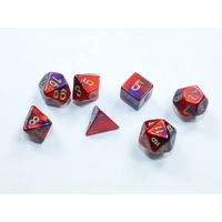 CHX 20626 Gemini Mini Purple-Red/Gold 7-Die Set