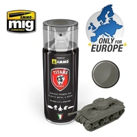 Ammo by MIG - Titans Hobby - Aerosol Spray - German Field Grey Matt Primer 400ml