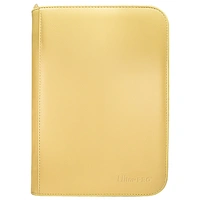 Ultra Pro: UP15897 Vivid 4-Pocket Zippered PRO-Binder: Yellow