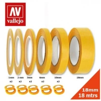 Vallejo - Hobby Tools - Precision Masking Tape 18mmx18m - Single Pack