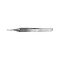 Vallejo - Hobby Tools - Flat Rounded Stainless Steel Tweezers (120 mm)