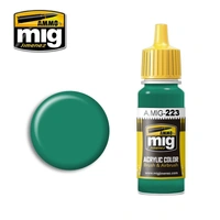 Ammo by MIG - Acrylic Color - Interior Turquoise Green 17ml