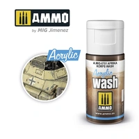 Ammo by MIG -  Acrylic Washes -  Afrika Korps Wash 15ml