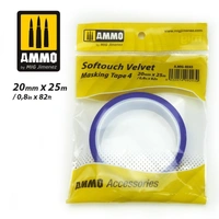 Ammo by MIG - Accessories - Softouch Velvet Masking Tape 4 (20Mm X 25M)