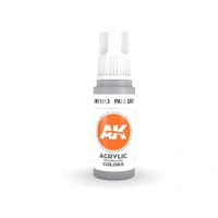 AK Interactive - 3 Gen Acrylics - Pale Grey 17ml