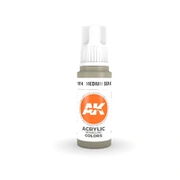 AK Interactive - 3 Gen Acrylics - Medium Sea Grey 17ml