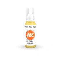 AK Interactive - 3 Gen Acrylics - Pale Yellow 17ml