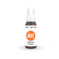 AK Interactive - 3 Gen Acrylics - Black Red 17ml