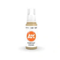 AK Interactive - 3 Gen Acrylics - Light Earth 17ml