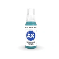 AK Interactive - 3 Gen Acrylics - Metallic Blue 17ml