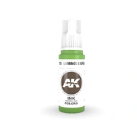 AK Interactive - 3 Gen Acrylics - Luminous Green INK 17ml