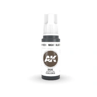 AK Interactive - 3 Gen Acrylics - Night Blue Ink 17ml