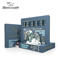 AK Interactive - Dense Acrylics Set - Intense Cold Colors