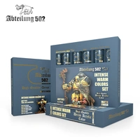 AK Interactive - Dense Acrylics Set - Intense Warm Colors