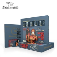 AK Interactive - Dense Acrylics Set - Intense Red Colors