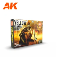 AK Interactive - 3 Gen Sets - Yellow Essential Colors