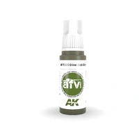 AK Interactive - 3 Gen Acrylics - Olive Drab Base 17ml