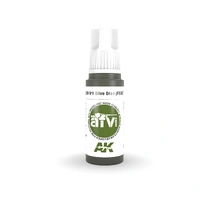 AK Interactive - 3 Gen Acrylics - Nº9 Olive Drab (Fs33070) 17ml