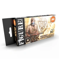 Ak Interactive - 3 Gen Acrylics - Dak Soldier Uniform Colors