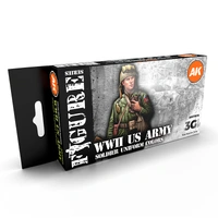 Ak Interactive - 3 Gen Acrylics - WW2 Us Uniforms