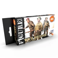 Ak Interactive - 3 Gen Acrylics - WW2 British Uniform Colors