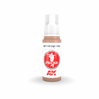 AK Interactive - 3 Gen Figures Acrylics - Light Flesh 17ml