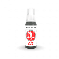 AK Interactive - 3 Gen Figures Acrylics - Dark Green 17ml