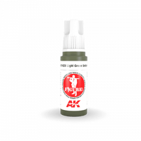 AK Interactive - 3 Gen Figures Acrylics - Light Green Uniform 17ml