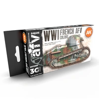 Ak Interactive - 3 Gen Acrylics - Wwi French Colors