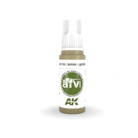 AK Interactive - 3 Gen Acrylics - British Light Mud 17ml