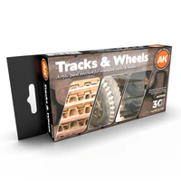 Ak Interactive - 3 Gen Acrylics - Tracks And Wheels