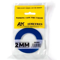 Ak Interactive - Basics  - Blue Masking Tape For Curves 2mm