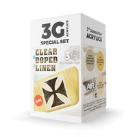 Ak Interactive - 3 Gen Acrylics - Clear Doped Linen Set