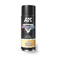 Ak Interactive - Aerosol Spray Primer  - Golden Armor Spray 400ml