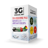 Ak Interactive - 3 Gen Acrylics - Spanish Civil War. Republican Aircraft Colors Set