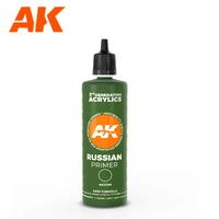 AK Interactive - 3 Gen Primers - Russian green surface Primer 100ml