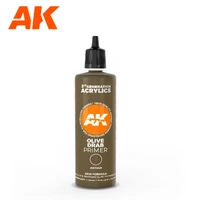 AK Interactive - 3 Gen Primers - Olive drab surface Primer 100ml