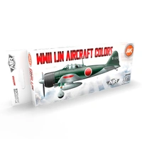 Ak Interactive - 3 Gen Acrylics - WW2 Ijn Aircraft Colors Set