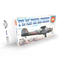 Ak Interactive - 3 Gen Acrylics - WW2 Raf Coastal Command & Rn Fleet Air Arm Set