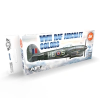 Ak Interactive - 3 Gen Acrylics - WW2 Raf Aircraft Colors Set