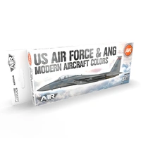 Ak Interactive - 3 Gen Acrylics - Us Air Force & Ang Modern Aircraft Colors Set